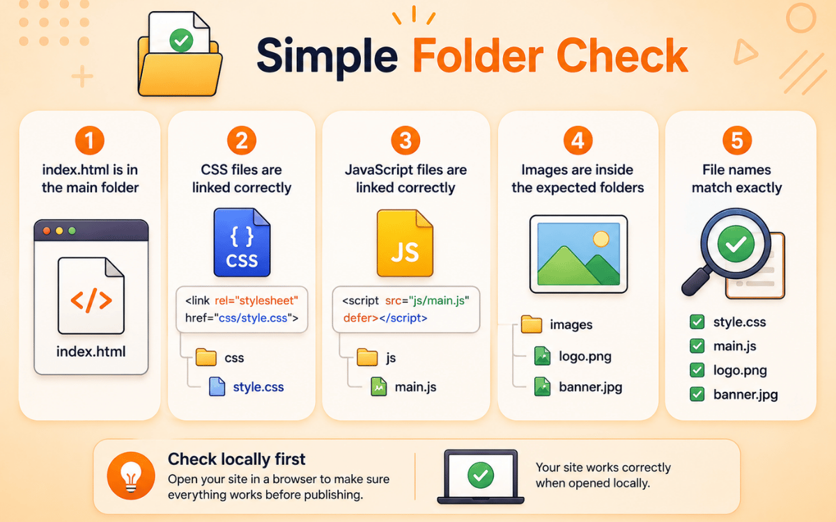 how to publish a website with html
