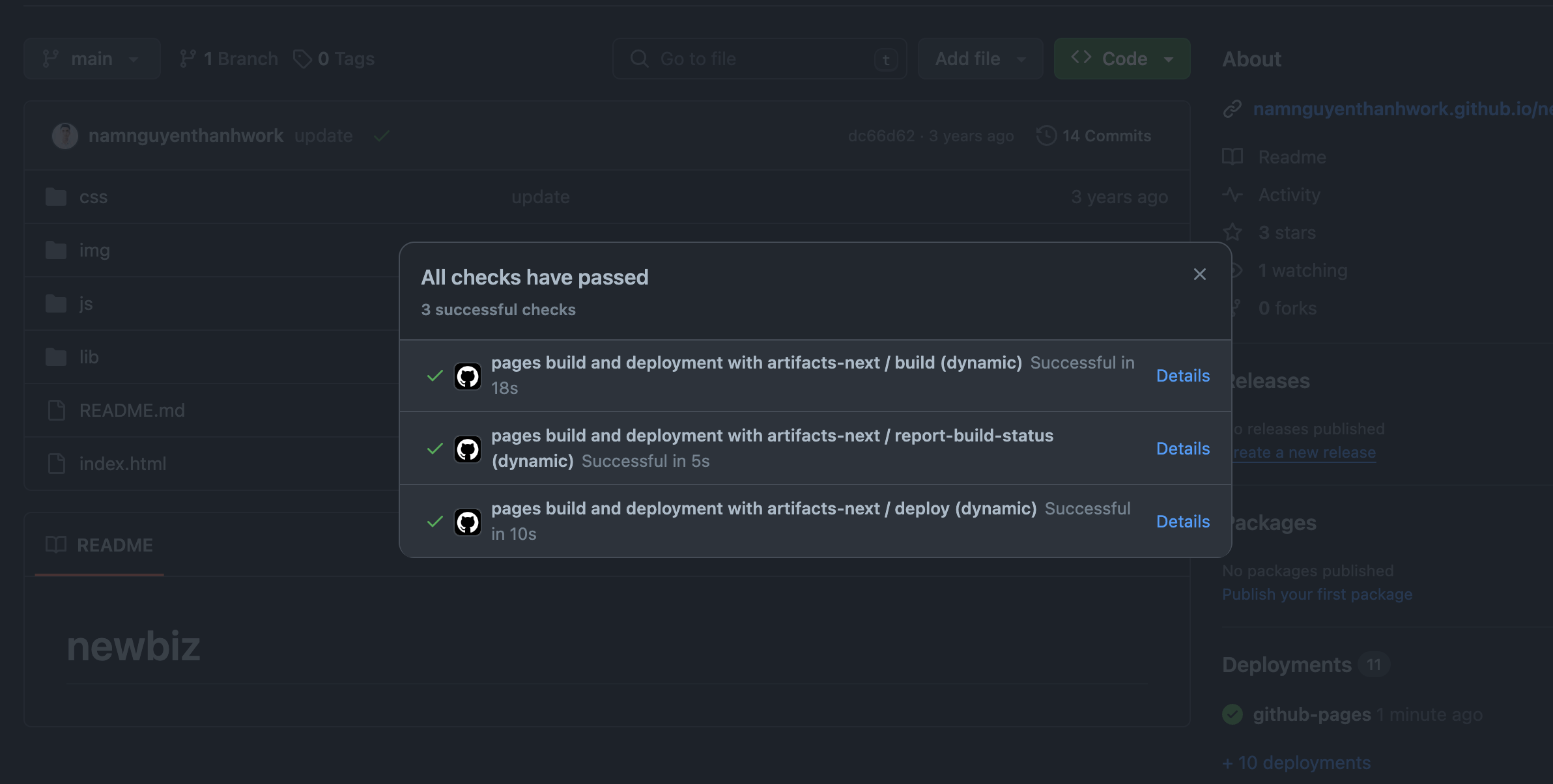 How to Deploy GitHub Pages