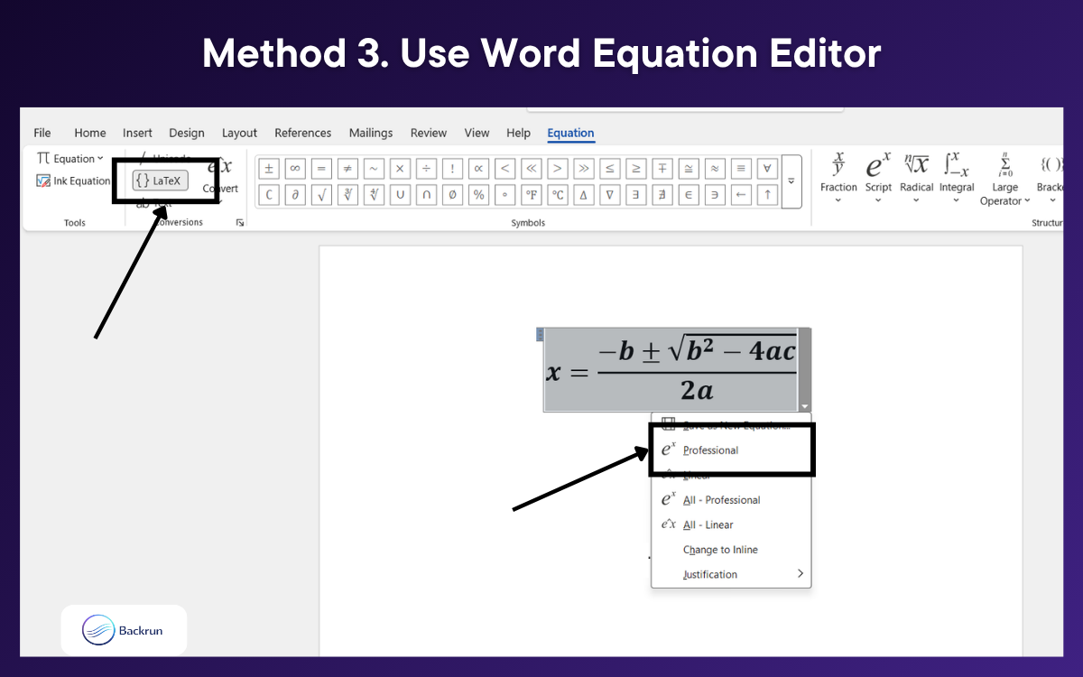 How to copy equations from ChatGPT to Word