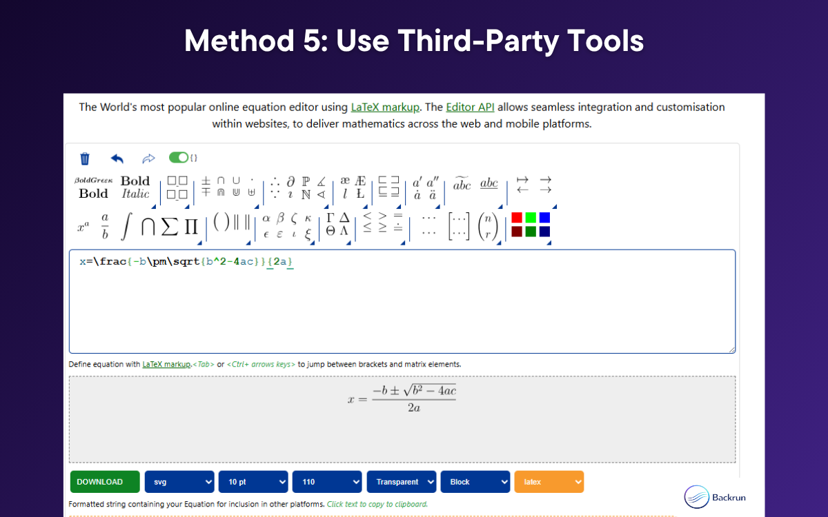 How to copy equations from ChatGPT to Word