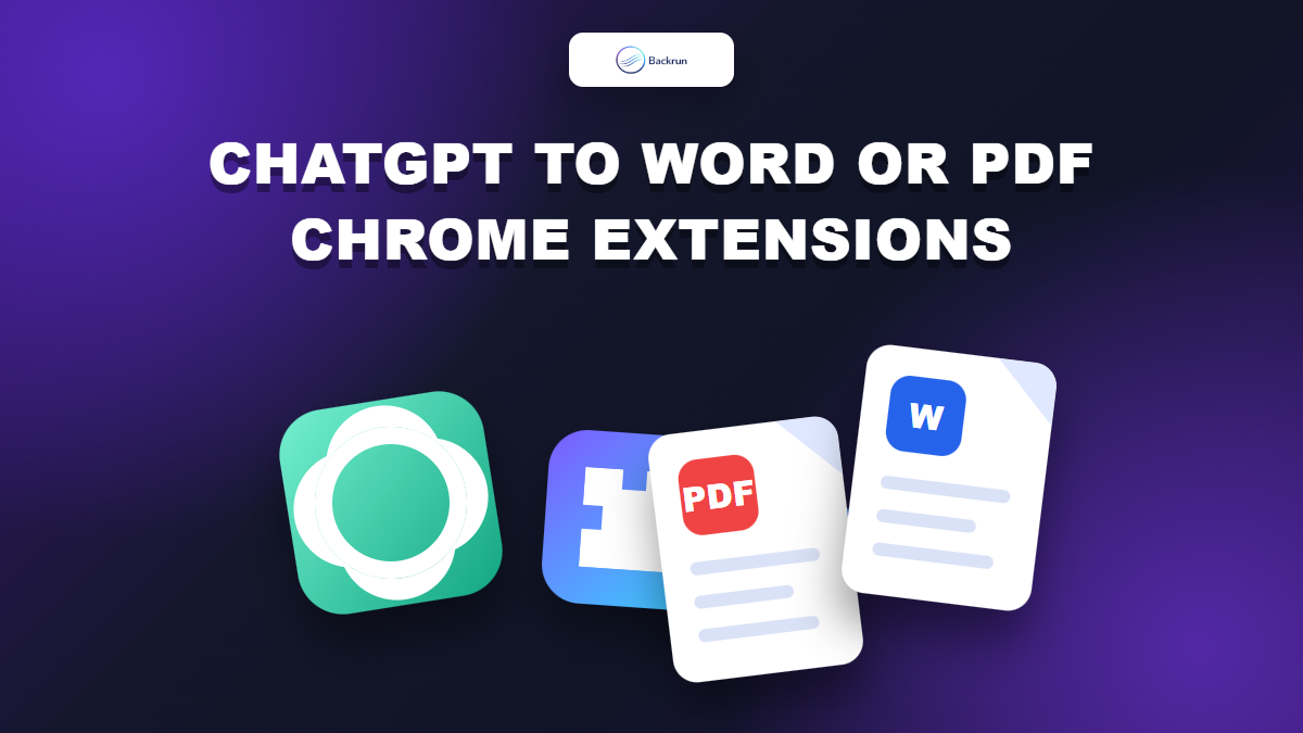 5 Chrome Extensions to Export ChatGPT to Word or PDF