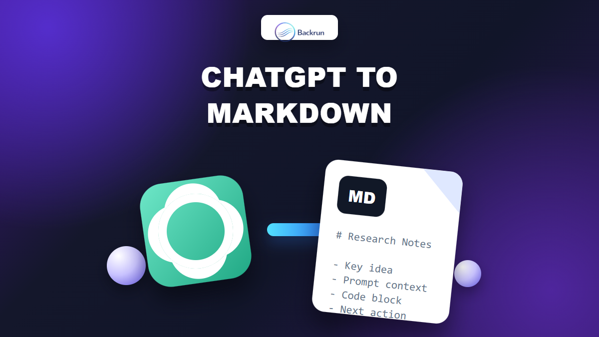 4 Ways to Export ChatGPT to Markdown Without Losing Structure